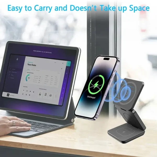 3 In 1 Foldable Fast Charging Station