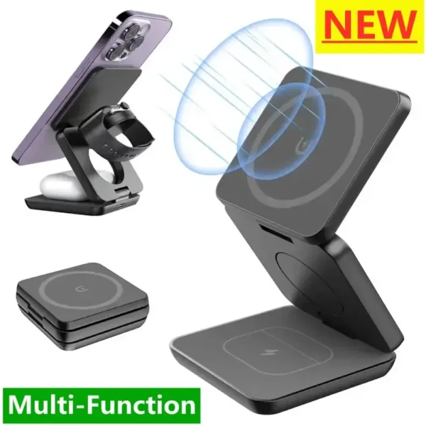 3 In 1 Foldable Fast Charging Station