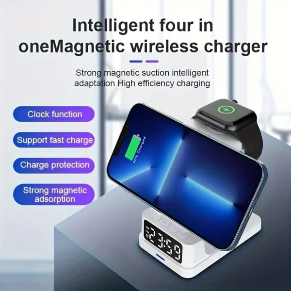 4 in 1 Magnetic Charger with Display Charging Station