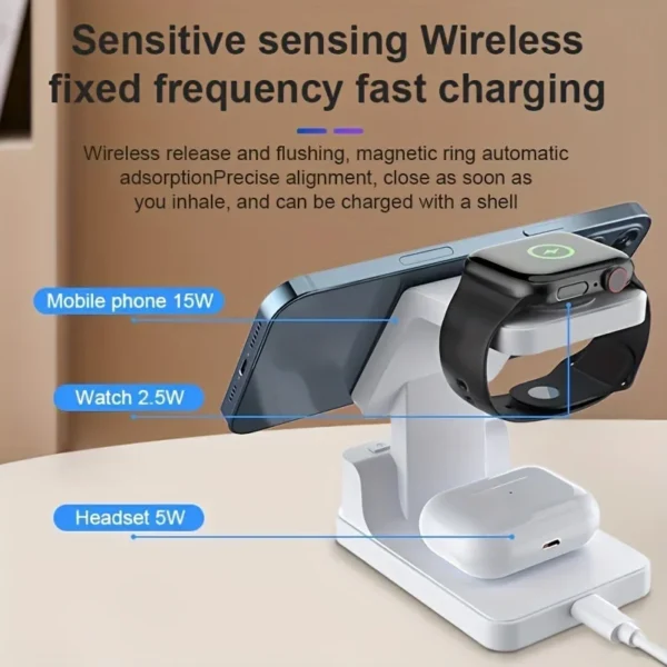 4 in 1 Magnetic Charger with Display Charging Station