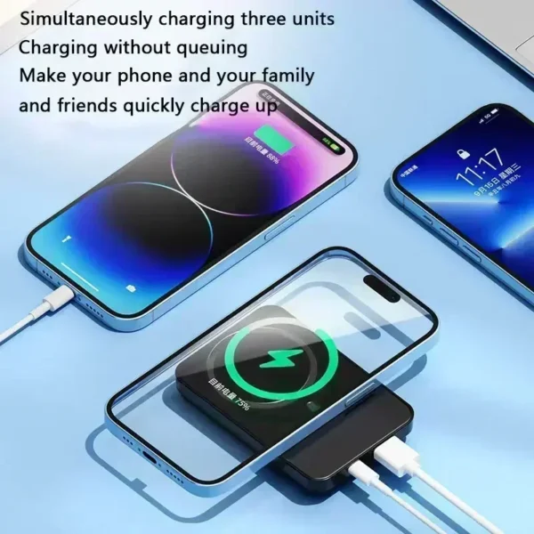 Magnetic Power Bank External Battery Pack
