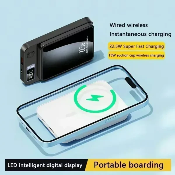 Magnetic Power Bank External Battery Pack