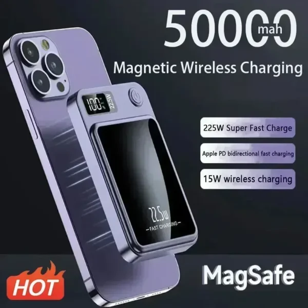 Magnetic Power Bank External Battery Pack