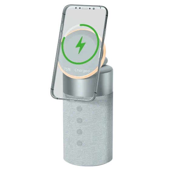 3 in 1 Portable Speaker + Phone Stand & Warm Light