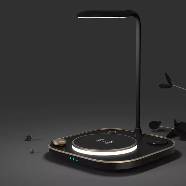 LED desk Lamp with Fast Charging for wireless Charger