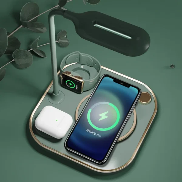 LED desk Lamp with Fast Charging for wireless Charger