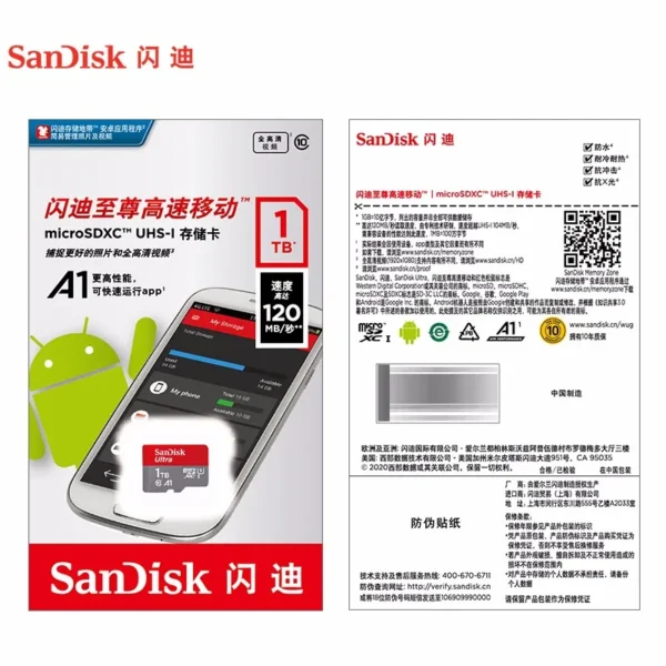Original SanDisk Micro SD  Memory Card for Phone
