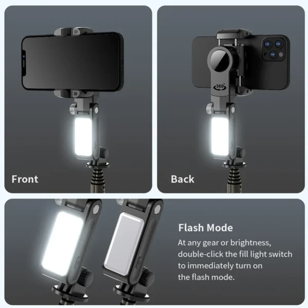 360 Gimbal Stabilizer Selfie Stick