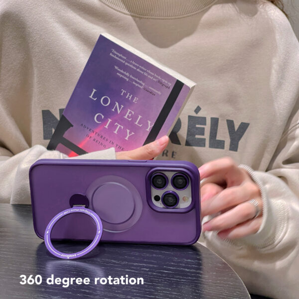 360 Magnetic Spin Sound Bracket Shell Protective Case