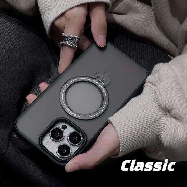 360 Magnetic Spin Sound Bracket Shell Protective Case