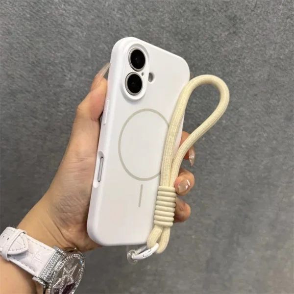 Liquid Silicone Case with Lanyard Strap