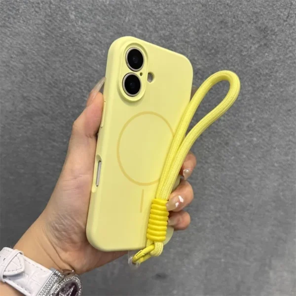 Liquid Silicone Case with Lanyard Strap