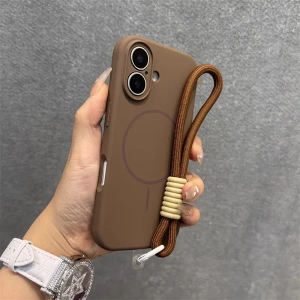 Liquid Silicone Case with Lanyard Strap