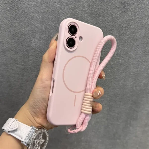 Liquid Silicone Case with Lanyard Strap