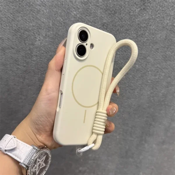 Liquid Silicone Case with Lanyard Strap