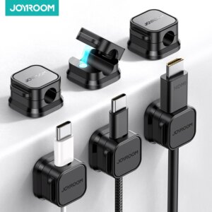 Joyroom Magnetic Cable Clips Cable Smooth Adjustable Cord Holder Under Desk Cable Management Wire Keeper Cable Organizer Holder - AliExpress 202192403