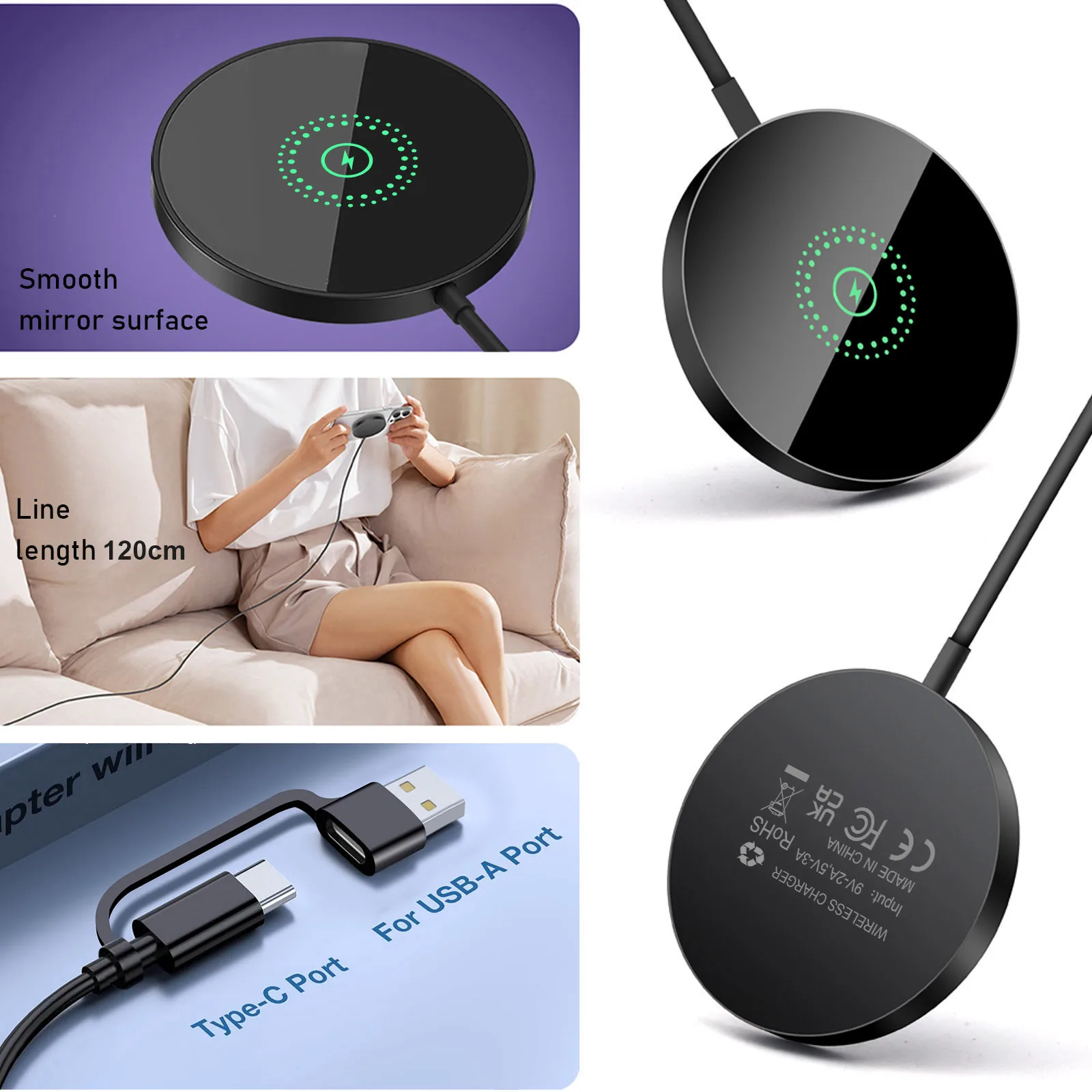 15w fast magnetic charger 15w fast magnetic charger