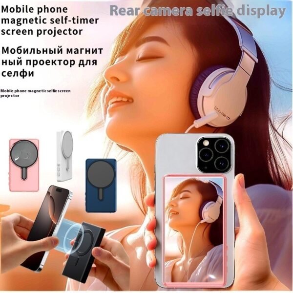 magnetic remote selfie display