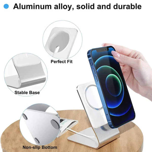 magnetic desk phone stand