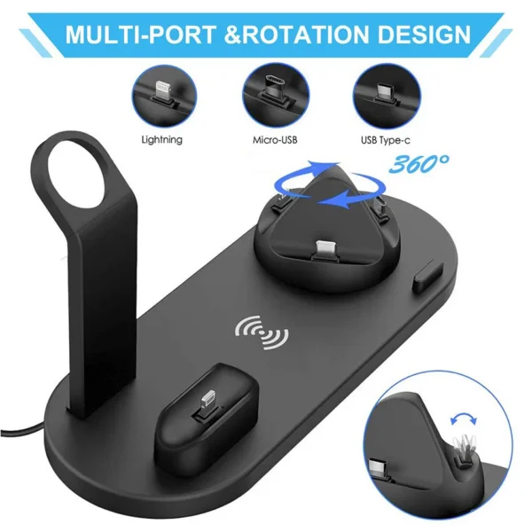 universal wireless charging dock