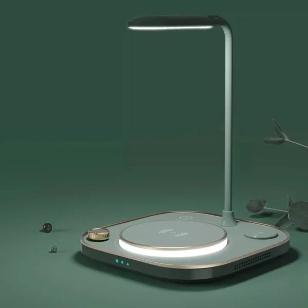 led desk lamp with fast charging for wireless charger