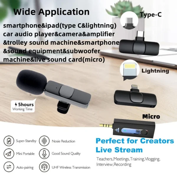 wireless lavalier microphone